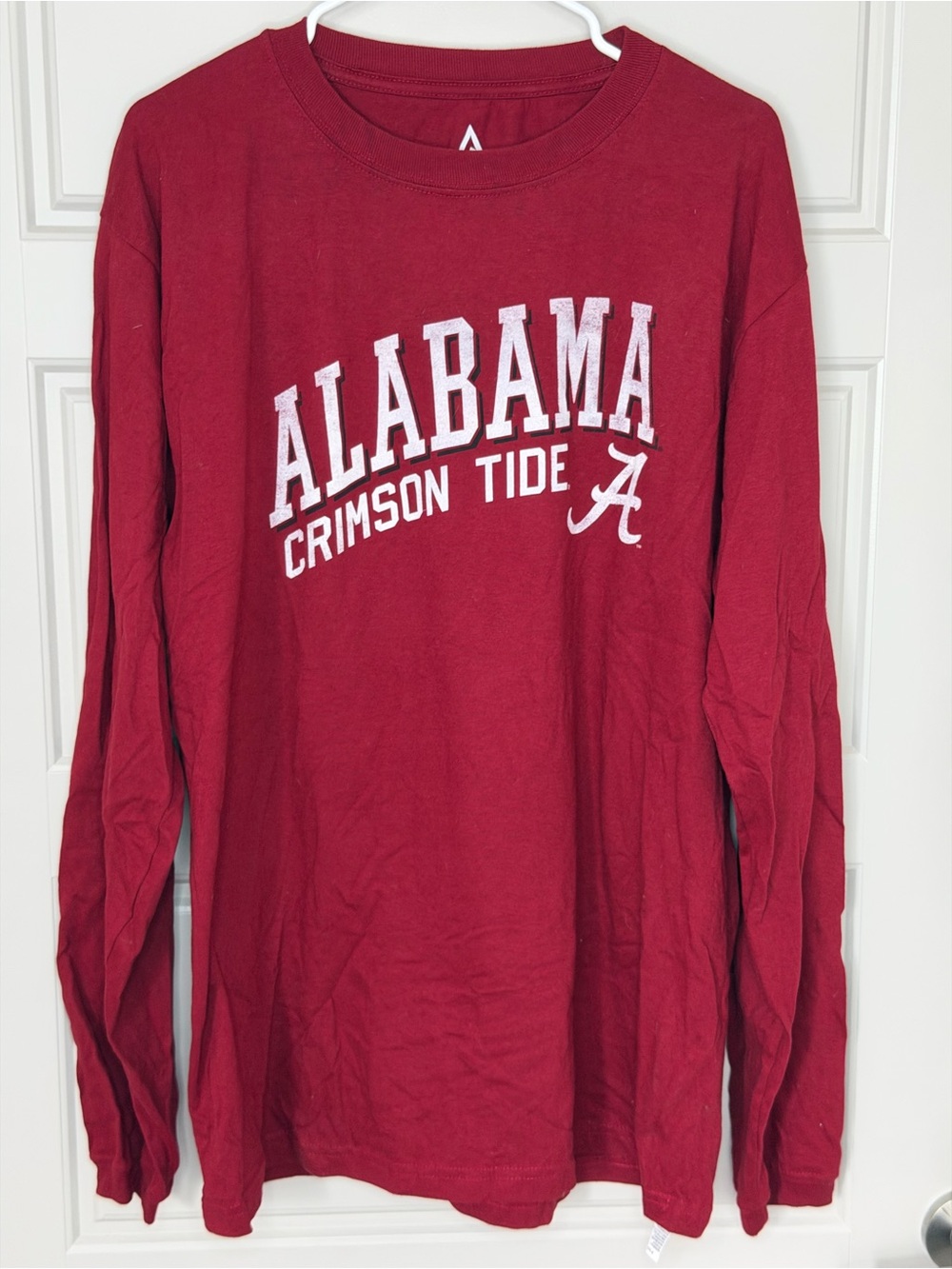NCAA Alabama Crimson Tide Arch Logo Long Sleeve T-Shirt Crimson Red Men's L